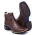 Botina Texana Austin - Avestruz Marrom