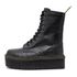 Coturno Plataforma Brienne Estilo Veggie Preto
