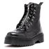 Coturno Tratorado Lizzy Estilo Veggie Croco Preto