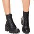 Bota Cano Médio Estilo Veggie Emma Preto
