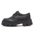 Sapato Oxford Tratorado Estilo Veggie Rolly Preto