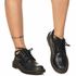 Sapato Colegial Inglês Estilo Veggie Preto Baixo