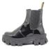 Bota Tratorada Chelsea Meggie Verniz Preto