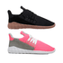 Kit 2 Pares de Tênis Kingston - Preto e Bege / Rosa