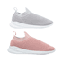 Kit 2 Pares de Tênis Meia - Cinza / Rosa