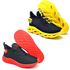 Kit 2 Tênis Unissex Evoltenn Easy Modelos Diferentes Preto Amarelo e Preto Vermelho
