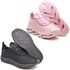 Kit 2 Tênis Unissex Evoltenn Easy Modelos Diferentes Rosa e Black