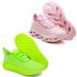 Kit 2 Tênis Unissex Evoltenn Easy Modelos Diferentes Rosa e Verde