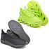 Kit 2 Tênis Unissex Evoltenn Easy Modelos Diferentes Verde e Black