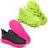 Kit 2 Tênis Unissex Evoltenn Easy Modelos Diferentes Verde e Preto Rosa