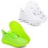 Kit 2 Tênis Unissex Evoltenn Easy Modelos Diferentes White e Verde