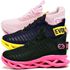Kit 3 Tênis Easy Style Unissex Evoltenn Solado Trançado Preto Pink, Preto Amarelo e Rosa