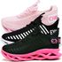Kit 3 Tênis Easy Style Unissex Evoltenn Solado Trançado Preto Pink, Preto Branco e Rosa