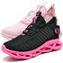 Kit 2 Tênis Easy Style Unissex Evoltenn Solado Trançado Moderno Preto Pink e Rosa