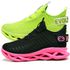 Kit 2 Tênis Easy Style Unissex Evoltenn Solado Trançado Moderno Preto Pink e Verde