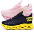 Kit 2 Tênis Easy Style Unissex Evoltenn Solado Trançado Moderno Rosa e Preto Amarelo