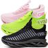 Kit 3 Tênis Easy Style Unissex Evoltenn Solado Trançado Rosa, Verde e Black