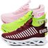 Kit 3 Tênis Easy Style Unissex Evoltenn Solado Trançado Rosa, Verde e Bordo