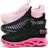 Kit 3 Tênis Easy Style Unissex Evoltenn Solado Trançado Preto Pink, Black e Rosa