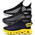 Kit 3 Tênis Easy Style Unissex Evoltenn Solado Trançado Preto Branco, Preto Amarelo e Black