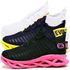 Kit 3 Tênis Easy Style Unissex Evoltenn Solado Trançado White, Preto Pink e Preto Amarelo