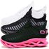 Kit 3 Tênis Easy Style Unissex Evoltenn Solado Trançado White, Preto Pink e Black