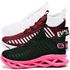 Kit 3 Tênis Easy Style Unissex Evoltenn Solado Trançado White, Preto Pink e Bordo