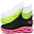 Kit 3 Tênis Easy Style Unissex Evoltenn Solado Trançado White, Preto Pink e Verde