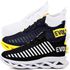 Kit 3 Tênis Easy Style Unissex Evoltenn Solado Trançado White, Preto Branco e Preto Amarelo