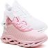Kit 2 Tênis Easy Style Unissex Evoltenn Solado Trançado Moderno White e Rosa