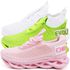 Kit 3 Tênis Easy Style Unissex Evoltenn Solado Trançado White, Rosa e Verde