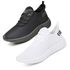 Kit 2 Tênis Boost Unissex Evoltenn Esportivo Colmeia Branco e Black