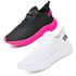 Kit 2 Tênis Boost Unissex Evoltenn Esportivo Colmeia Preto Rosa e Branco