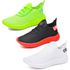 Kit 3 Tênis Boost Unissex Evoltenn Esportivo Colmeia Verde, Preto Vermelho e Branco