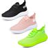 Kit 3 Tênis Boost Unissex Evoltenn Esportivo Colmeia Verde, Nude e Preto Branco