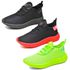 Kit 3 Tênis Boost Unissex Evoltenn Esportivo Colmeia Verde, Black e Preto Vermelho