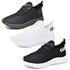 Kit 3 Tênis Boost Unissex Evoltenn Esportivo Colmeia Branco, Preto Branco e Black