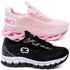 Kit 2 Tênis Infantil Evoltenn Trança e Impacto Rosa e Preto