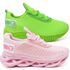 Kit 2 Tênis Infantil Esportivo Modelos Diferentes Rosa e Verde