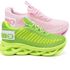 kit 2 Tênis Infantil Evoltenn Sola Trança Escolar Rosa e Verde