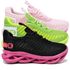 kit 3 Tênis Infantil Evoltenn Sola Trança Escolar Rosa, Verde e Preto Pink