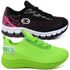 Kit 2 Tênis Infantil Evoltenn Confortável Modelos Diferentes Pink e Verde