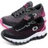 Kit 2 Tênis Infantil Evoltenn Impacto Cinza Rosa e Preto Pink