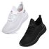 Kit 2 Tênis Infantil Esportivo Colmeia Branco e Black