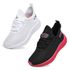 Kit 2 Tênis Infantil Esportivo Colmeia Branco e Preto Rosa