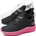 Kit 3 Tênis Infantil Esportivo Colmeia Branco, Preto Branco e Preto Rosa