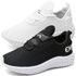Kit 2 Tênis Infantil Esportivo Colmeia Branco e Preto Branco