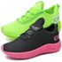 Kit 2 Tênis Infantil Esportivo Colmeia Verde e Preto Rosa