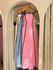 VESTIDO EM TECIDO MARRANT COM COSTAS ABERTAS- ROSA