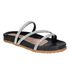 Sandália Papete Margareth Strass Preta Numeração Especial 40 / 41 / 42 / 43 / 44 Preto